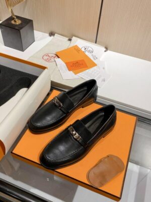 Hermes Destin Loafer Black For Women, Women’s Shoes H212114Z 02390 PR-697071