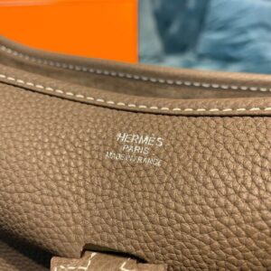 Hermes Evelyne III GM Bag Brown For Women 11.8in/30cm B18