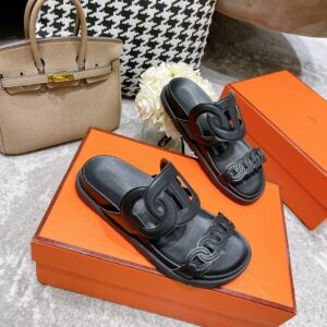 Hermes Extra Sandal Black For Women, Women’s Shoes H221146Z 02350 PR-438774