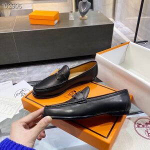 Hermes Loafer Black For Women, Women’s Shoes PR-353753