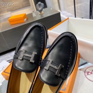 Hermes Loafer Black For Women, Women’s Shoes PR-353753