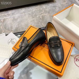 Hermes Loafer Black For Women, Women’s Shoes PR-353753