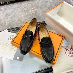 Hermes Loafer Black For Women, Women’s Shoes PR-353753