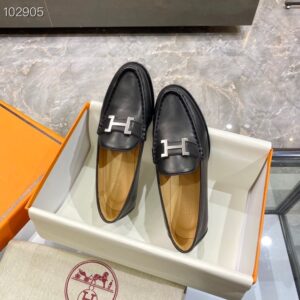 Hermes Loafer Black For Women, Women’s Shoes PR-353753