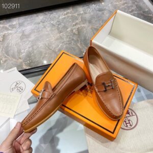 Hermes Loafer Brown For Women, Women’s Shoes PR-999307