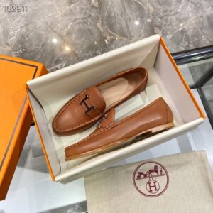 Hermes Loafer Brown For Women, Women’s Shoes PR-999307