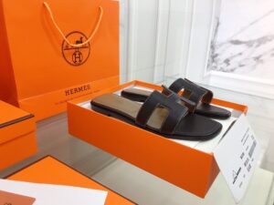 Hermes Oran Sandal Black For Women, Women’s Shoes H021056Z PR-822619