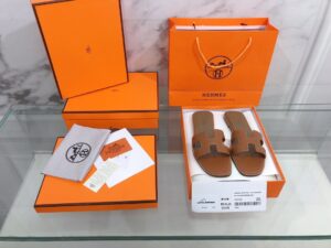 Hermes Oran Sandal Brown For Women, Women’s Shoes H021056Z PR-323336