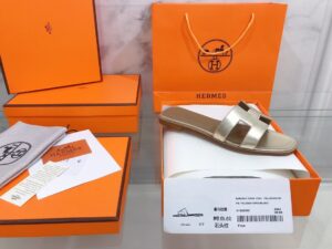 Hermes Oran Sandal Gold For Women, Women’s Shoes H122086Z PR-464453