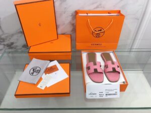 Hermes Oran Sandal Pink For Women, Women’s Shoes H021056Z PR-288107