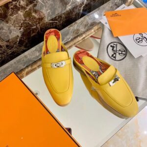 Hermes Oz Mule Yellow For Women, Women’s Shoes PR-136329