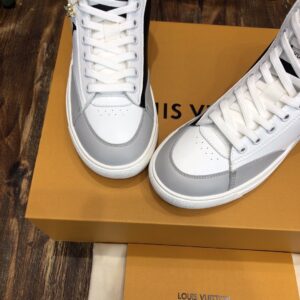 Louis Vuitton Charlie Sneaker Boot Mix Of Recycled And Bio Based Materials White For Women LV 1A9RYU PR-811100