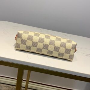 Louis Vuitton Cosmetic Pouch Damier Azur Canvas For Women, Women’s Wallet 7.5in/19cm LV N60024