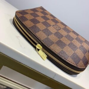 Louis Vuitton Cosmetic Pouch PM Damier Ebene Canvas For Women, Women’s Bags, Travel Bags 7.5in/19cm LV N47516