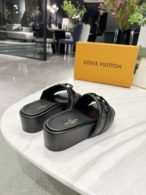 Louis Vuitton Jumbo Flatform Mule Black For Women LV PR-213447