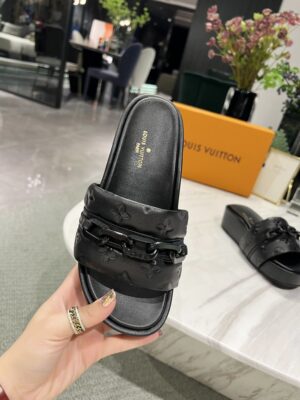 Louis Vuitton Jumbo Flatform Mule Black For Women LV PR-213447