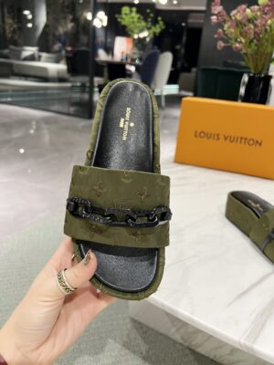 Louis Vuitton Jumbo Flatform Mule Green For Women LV PR-254285