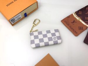 Louis Vuitton Key Pouch Damier Azur For Women, Women’s Wallet 4.7in/12cm LV