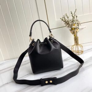 Louis Vuitton Lockme Bucket Black For Women, Women’s Handbags, Shoulder And Crossbody Bags 9.1in/23cm LV M57687