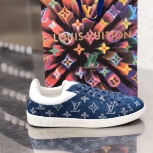 Louis Vuitton Luxembourg Sneaker Monogram Canvas Blue For Women LV PR-950769