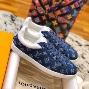 Louis Vuitton Luxembourg Sneaker Monogram Canvas Blue For Women LV PR-950769