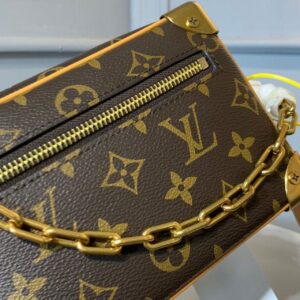 Louis Vuitton Mini Looping Flap Shoulder Bag Monogram For Women 9.4in/24cm Brown LV M51147