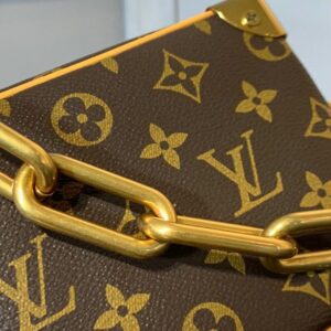 Louis Vuitton Mini Looping Flap Shoulder Bag Monogram For Women 9.4in/24cm Brown LV M51147