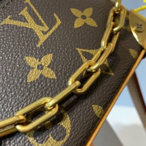 Louis Vuitton Mini Looping Flap Shoulder Bag Monogram For Women 9.4in/24cm Brown LV M51147