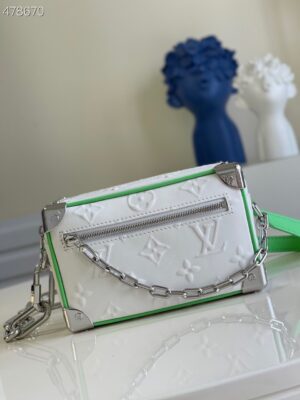 Louis Vuitton Mini Soft Trunk White For Women, Women’s Bags, Shoulder And Crossbody Bags 7.1in/18cm LV