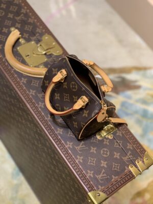 Louis Vuitton Nano Bucket Bag Monogram For Women Brown 6.7in/17cm LV M81489