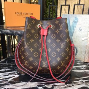 Louis Vuitton NeoNoe MM Bucket Bag Monogram Canvas Black For Women, Shoulder And Crossbody Bags 10.2in/26cm LV M44020