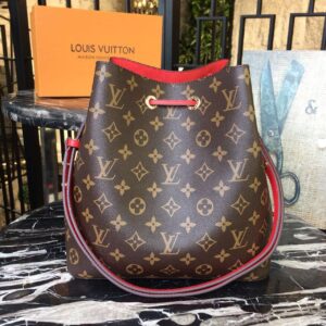 Louis Vuitton NeoNoe MM Bucket Bag Monogram Canvas Black For Women, Shoulder And Crossbody Bags 10.2in/26cm LV M44020