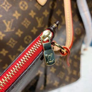 Louis Vuitton Neverfull GM Tote Bag Monogram Canvas Red For Women, Shoulder Bags 15.7in/40cm LV M40991