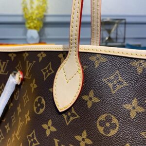 Louis Vuitton Neverfull GM Tote Bag Monogram Canvas Red For Women, Shoulder Bags 15.7in/40cm LV M40991