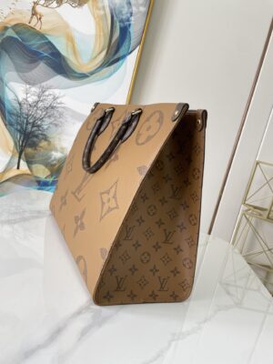 Louis Vuitton OnTheGo GM Tote Bag Monogram And Monogram Reverse Canvas For Women 16.1in/41cm LV M44576