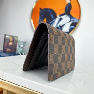 Louis Vuitton Passport Cover Damier Ebene For Men, Men’s Wallet 5.5in/14cm LV