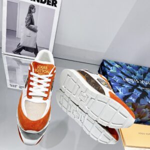 Louis Vuitton Run Away Sneaker Monogram Material Orange For Women LV PR-923470