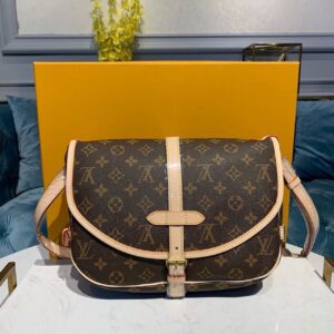 Louis Vuitton Saumur MM Monogram Canvas For Women,  Shoulder And Crossbody Bags 11.8in/30cm LV M40710