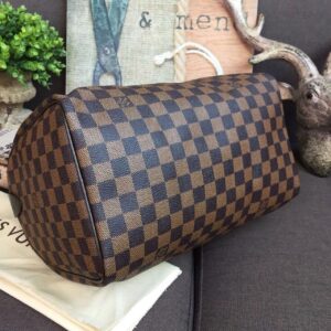 Louis Vuitton Speedy 30 Bag Damier Ebene Canvas For Women 11.8in/30cm Brown LV N41364