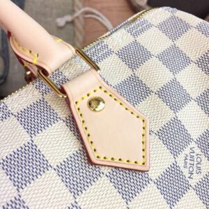 Louis Vuitton Speedy 30 Damier Azur Canvas For Women, Women’s Handbags 11.8in/30cm LV N41370