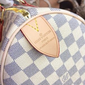 Louis Vuitton Speedy 30 Damier Azur Canvas For Women, Women’s Handbags 11.8in/30cm LV N41370