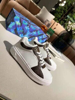 Louis Vuitton Time Out Sneaker WhiteBrown For Women LV PR-204016