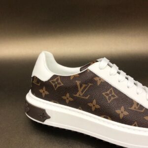 Louis Vuitton Time Out Sneaker WhiteBrown For Women LV PR-177048