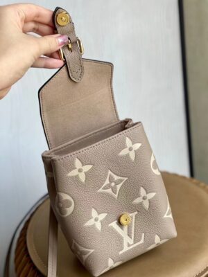 Louis Vuitton Tiny Backpack Monogram Empreinte Tourterelle Beige For Women, Women’s Bags 19cm LV M80738