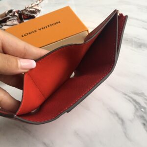 Louis Vuitton Victorine Wallet Scarlet Red For Women, Women’s Wallet 4.7in/12cm LV M63701