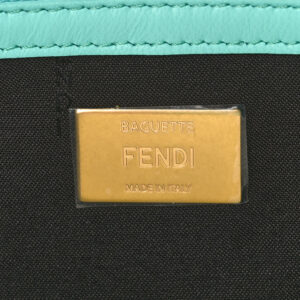 Nappa FF 1974 Embossed Baguette Tiffany