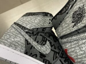 Nike Air Jordan 1 Retro High OG Rebellionaire Black White-Particle Grey Sneaker For Women, Women’s Shoes PR-249389