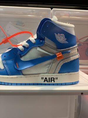 Off-White x Nike Air Jordan 1 Retro High OG UNC Blue For Women, Women’s Shoes PR-585767