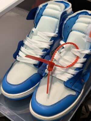 Off-White x Nike Air Jordan 1 Retro High OG UNC Blue For Women, Women’s Shoes PR-585767