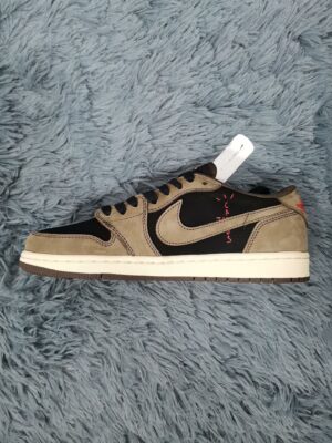 Travis Scott x Air Jordan 1 Low Cactus Jack Brown Sneaker For Women, Women’s Shoes PR-789046